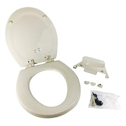 Picture of Dometic 385312076 Slow Close Wooden Toilet Seat Kit for 310/311 Series - Bone