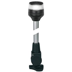 Picture of Hella 980960321 NaviLED 360 Compact All-Round Navigation Light 2NM Black with 20" Fold Down Base