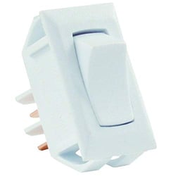 Picture of JR Products 13665 Momentary On-Off Rocker Switch White