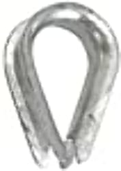 Picture of Whitecap Industries S-1541P Galvanized Steel Rope Thimble 5/16" Bar for 1/2" Rope