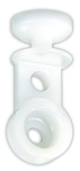 Picture of JR Products 81075 Snap-In Curtain Carrier for Type A Window Track - White