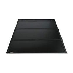 Picture of TrailFX TFX3705 Hard Tri-Fold Tonneau Cover Aluminum Black Matte