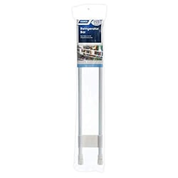 Picture of Camco 44074 Refrigerator Double Bar Set - Adjustable 19" to 34" White