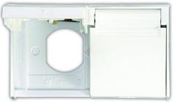 Picture of JR Products 47505 Weatherproof Duplex Outlet Cover - Polar White