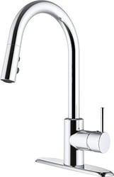 Picture of American Brass SL4000BNA RV Kitchen Faucet with Pull-Down Sprayer, Brushed Nickel
