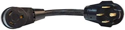 Picture of Valterra A10-5030FBK 50 Amp to 30 Amp RV Power Adapter Cord 12 Inch