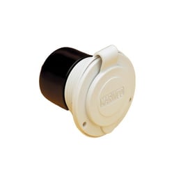 Picture of Marinco 150BBIW 15A 125V On-Board Charger Inlet Front Mount White