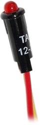 Picture of Blue Sea Systems 8171BSS LED Indicator Light Red 11/64" 12V DC