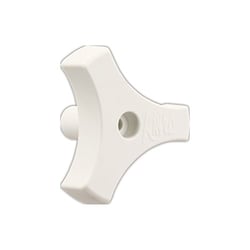Picture of JR Products 20185 Tri-Lug Window Knob 13/16" White