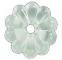 Picture of JR Products 20465 Plastic Ceiling Panel Rosettes Clear with Screws