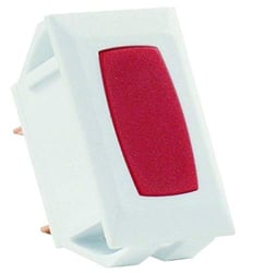 Picture of JR Products 12755 12V Indicator Light Switch with Red Illumination