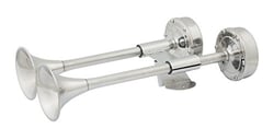 Picture of Marinco 10011 Compact Dual Trumpet Electric Horn 12V 110dB Stainless Steel