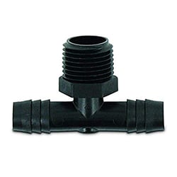 Picture of Valterra RF849 Barb Tee 1/2" MPT x 1/2" Barbs Plastic Fitting