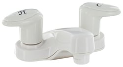 Picture of Valterra PF222201 RV Lavatory Faucet 4-Inch White Oval 2-Handle