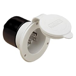 Picture of Marinco 150BBIW.RV 15A 125V Power Inlet with Dust Cover