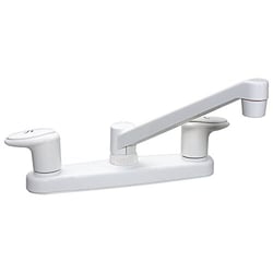 Picture of Valterra PF221201 8-Inch Kitchen Faucet with Quarter-Turn Valve - White
