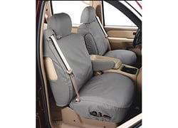 Picture of Covercraft SS2544PCGY Polycotton SeatSaver Custom Front Row Seat Cover - Grey