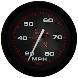 Picture of Seastar Solutions 57899P Amega Series Speedometer Kit 20-80 MPH 3 Inch Marine Gauge
