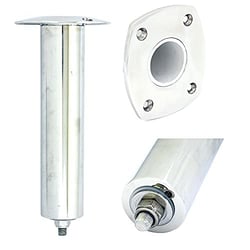Picture of Tigress 88522SM Swivel Base Gunnel Rod Holder with 0° Rectangular Head, 10-1/2 Inch