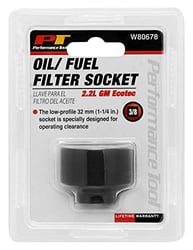 Picture of Performance Tool W80678 GM 2.2L Ecotec Oil Filter Wrench 32mm 3/8" Drive