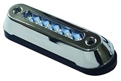 Picture of T-H Marine LED-SM7815-B-DP Stainless Steel Underwater LED Light Blue