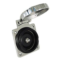 Picture of Marinco TV6592 Stainless Steel Cable TV and Internet Easy Lock Inlet