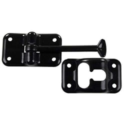 Picture of JR Products 10324 T-Style Door Holder 3-1/2 Inch Black Plastic