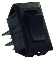 Picture of JR Products 12705 12V Momentary On-Off Rocker Switch Black