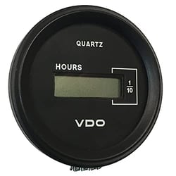 Picture of VDO Gauges 331-546 Cockpit Marine 52mm LCD Digital Hourmeter Black Dial Chrome Bezel