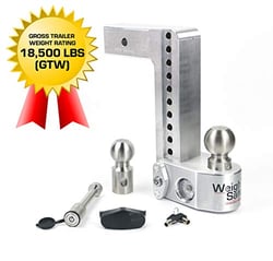 Picture of Weigh Safe WS10-2.5-KA 10" Drop Hitch with Built-In Scale 2.5" Receiver 18,500 lbs GTW