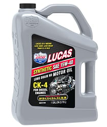 Picture of Lucas Oil 11247 Synthetic SAE 15W-40 CK-4 Heavy Duty Truck Oil - 1 Gallon