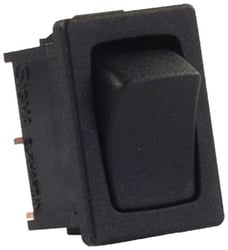 Picture of JR Products 128115 Mini 12V Momentary On/Off Rocker Switch Black 5-Pack