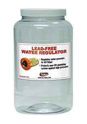 Picture of Valterra J0112 Empty Display Jar with Label for Water Regulator