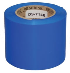 Picture of Dr. Shrink DS-714B 4" x 108' Blue Preservation Tape for Shrink Wrap