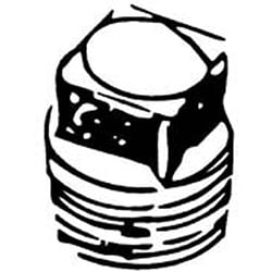 Picture of Whitecap Industries S-5052C Garboard Drain Plug 1/2 Inch Brass Replacement