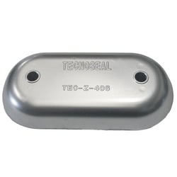 Picture of Tecnoseal TEC-Z-406 Zinc Hull Plate Anode 8.5" x 4.2" x 1.1"
