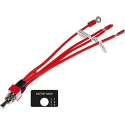 Picture of Blue Sea Systems 4141 Meter Toggle Switch SPTT On-On-On