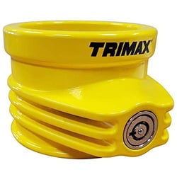 Picture of Trimax TFW60 Ultra Tough Alloy 5th Wheel King Pin Lock Yellow