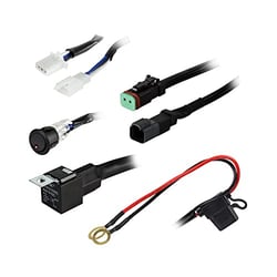 Picture of HEISE LED Lighting Systems HE-SLWH1 Single-Lamp DT Plug-and-Play Wiring Harness and Switch Kit