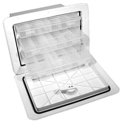 Picture of T-H Marine TBOX1115-3T-2P Tackle Center with 3 Trays White
