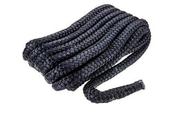 Picture of Seachoice 40651 Double Braid Nylon Dock Line Black 1/2" x 25'