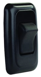 Picture of JR Products 12225 Single Rocker Switch On-Off SPST 16 Amp Black