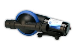 Picture of Jabsco 50890-1100 Filterless Waste Pump 24V 5 GPM 1.5 Inch Single Diaphragm