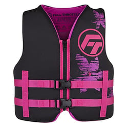Picture of Full Throttle 142100-105-002-22 Rapid-Dry Youth Life Vest, Pink