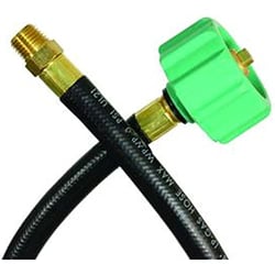 Picture of JR Products 0731555 LP Gas Pigtail Hose 20" QCC1 to 1/4" MPT