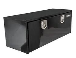 Picture of Buyers 1702110 18x18x48 Black Steel Underbody Truck Box with Paddle Latch