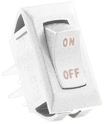 Picture of JR Products 125815 12V Labeled Rocker Switch White 5-Pack