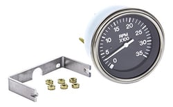 Picture of Sierra 82303P Heavy Duty 3" Diesel Tachometer 3500 RPM Magnetic Pickup