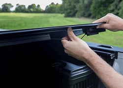 Picture of TrailFX TFX1529 Hard Folding Tonneau Cover for 2019-2023 Silverado/Sierra 6.5' Bed