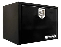 Picture of Buyers 1703322 Black Steel Underbody Truck Box With T-Handle Latch, 15 X 13 X 24 Inch